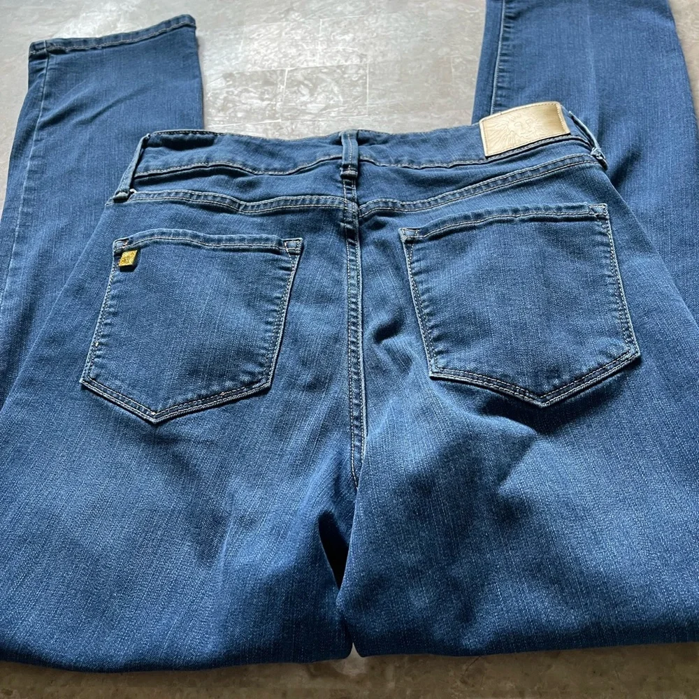 Anne Klein High Rise Slim Straight Jeans - Picture 4 of 6